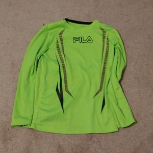 Athletic long sleeved shirt